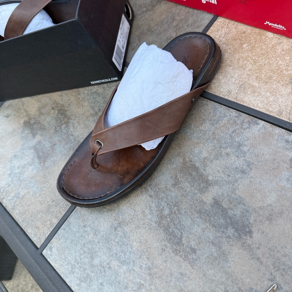 Men's Brown Leather Sandals